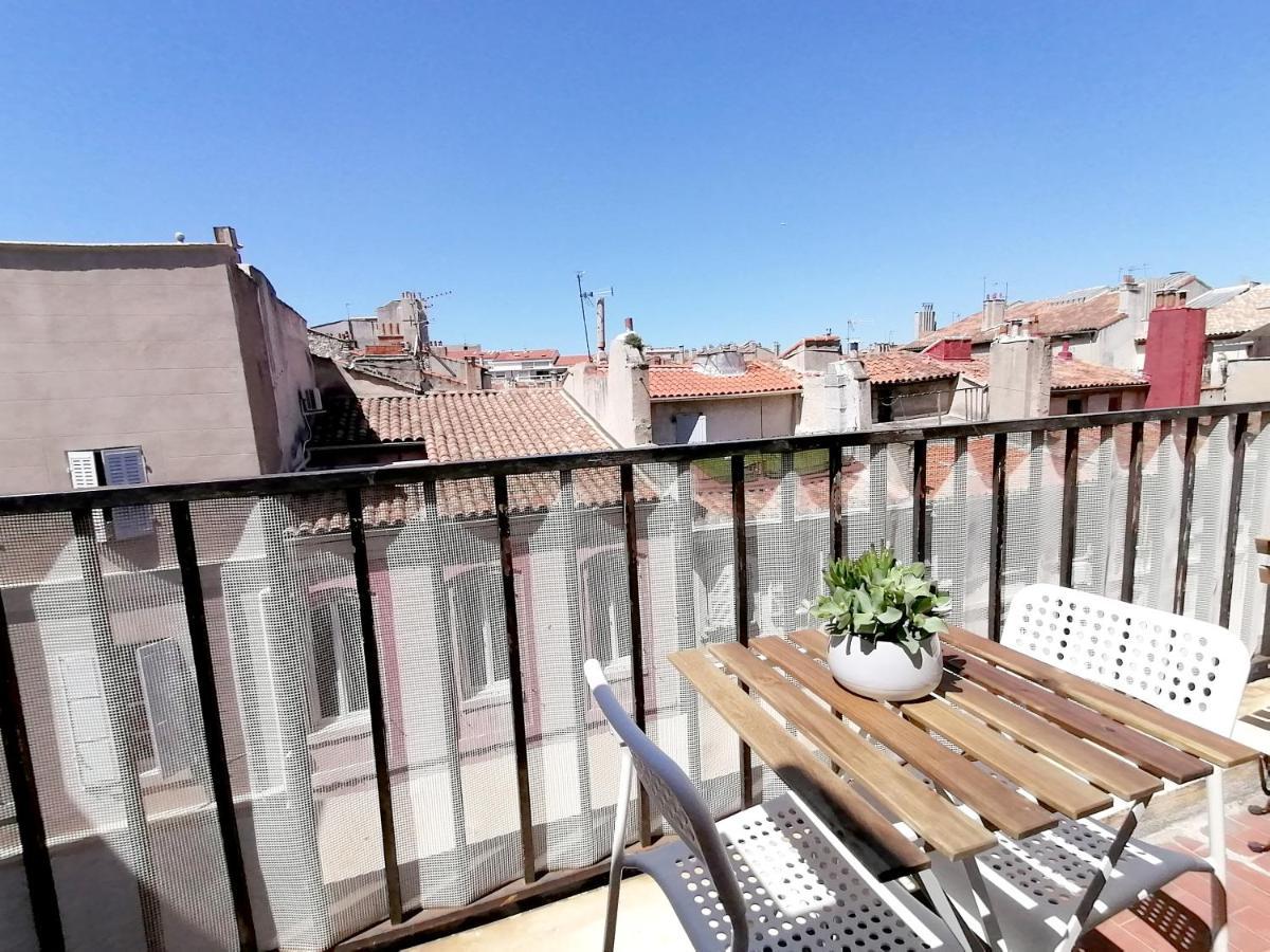 Studio Vieux-Port Avec Terrasse Marseille Kültér fotó