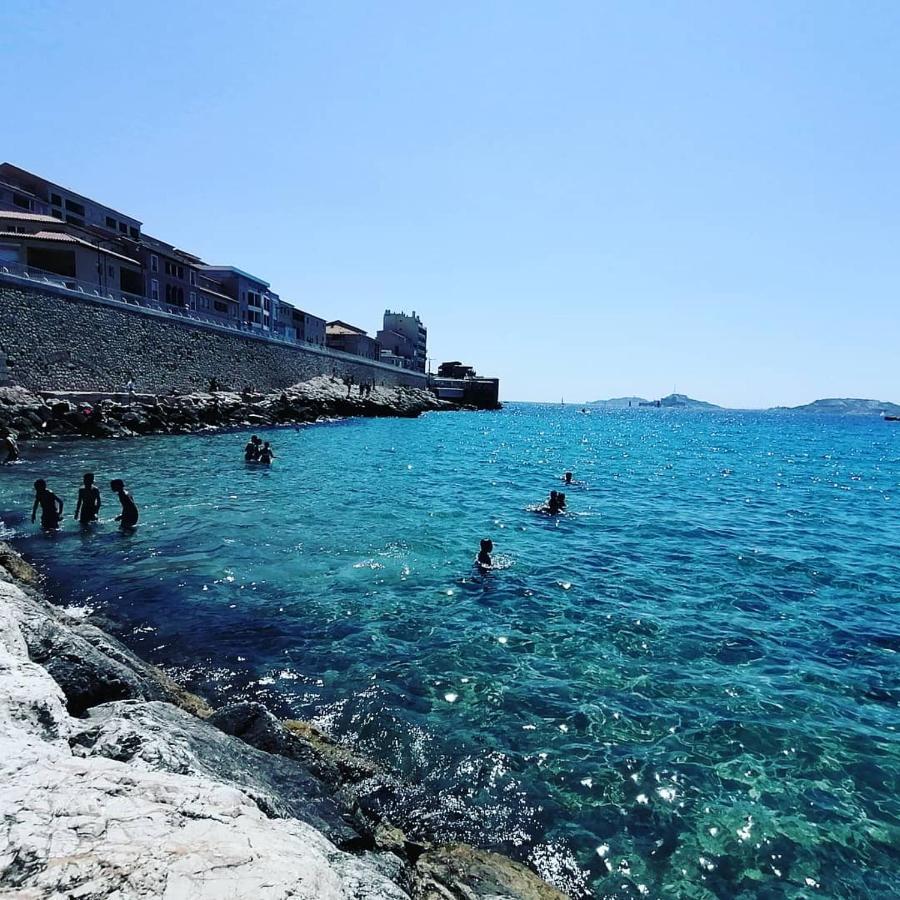 Studio Vieux-Port Avec Terrasse Marseille Kültér fotó